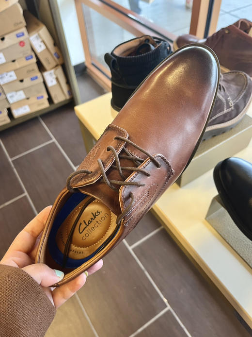 Clark 男士复古皮鞋👞质感超级好半价¥599直邮到手！下单找码 商品图4