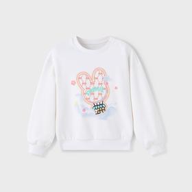 女童可爱小兔圆领长袖卫衣新款安奈儿童装实体店同款XG411606