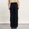 谜底休闲裤女2024春新款工装风时尚大口袋百搭直筒长裤241MK0083 商品缩略图2
