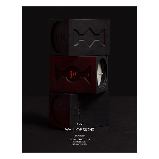 DINshare 黑地｜#302 叹息之墙 . 结构系列 . 铸铁香氛蜡烛 商品图5