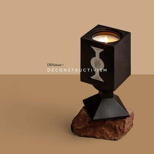 DINshare 黑地｜#305 最后一位缺乏社交技巧的诗人 铸铁香氛蜡烛 商品图5