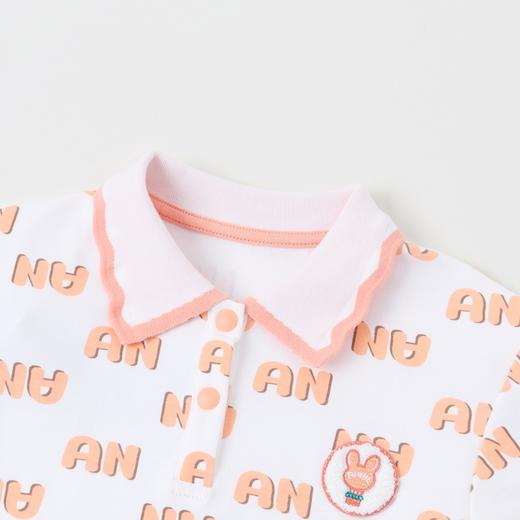 女童学院风休闲翻领长袖卫衣新款安奈儿童装实体店同款XG411608 商品图1