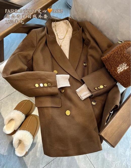 33BAR3D3582#西装羽绒外套 商品图1