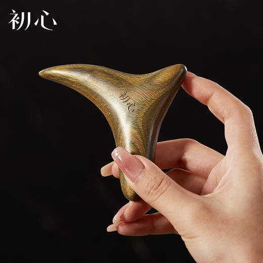初心| 实木绿檀海豚足底按摩器三角雀 商品图2