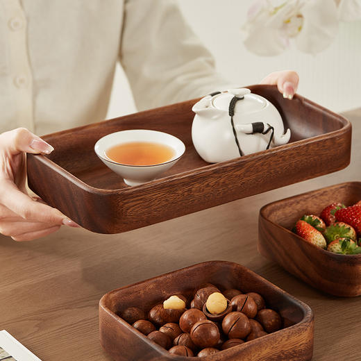 初心| 实木整木直挖干果盘 商品图8