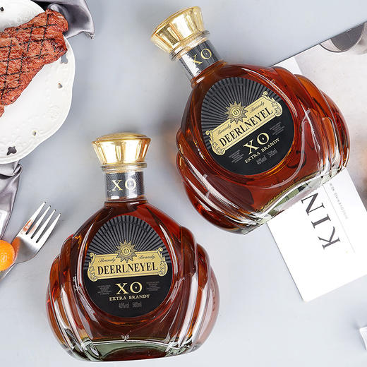 【微醺纯粹！德尼尔庄园•XO礼盒套装】口感丰富细腻，让你的味蕾欲罢不能！40度高度烈白兰地500ml洋酒， 商品图0