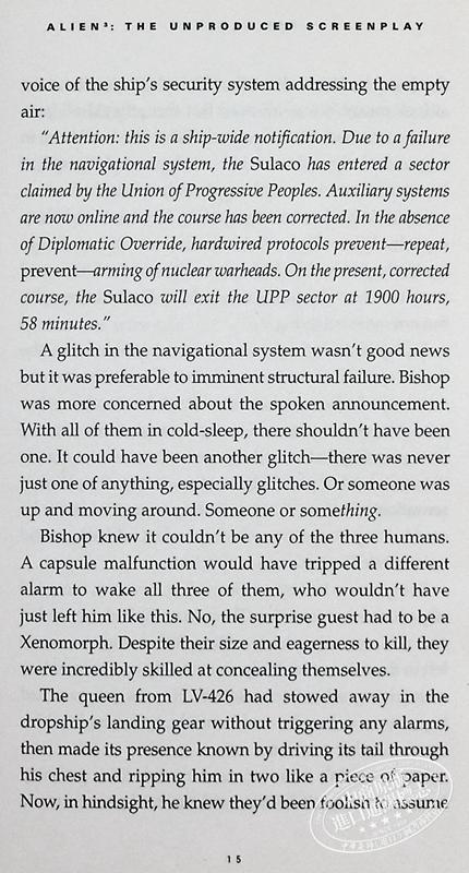 【中商原版】外星人3 威廉 吉布森未制作的剧本Alien 3 The Unproduced Screenplay by William Gibson 英文原版 Pat Cadigan 商品图6