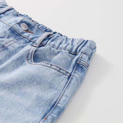 女童垂感阔腿牛仔单裤裤子新款安奈儿童装实体店同款AG416553 商品图3