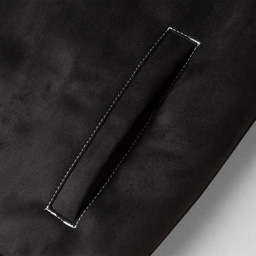 【白鸭绒 羊羔绒领】罗蒙仿麂皮绒羽绒服百搭工装夹克男士羽绒服工装男羽绒服 商品图8