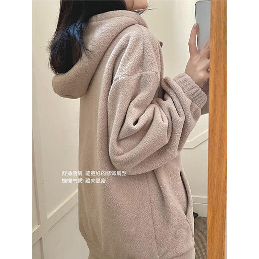 裁缝学苑AS166雪粒绒睡衣纸样女装长袖加绒套装拉链家居服样板 商品图1