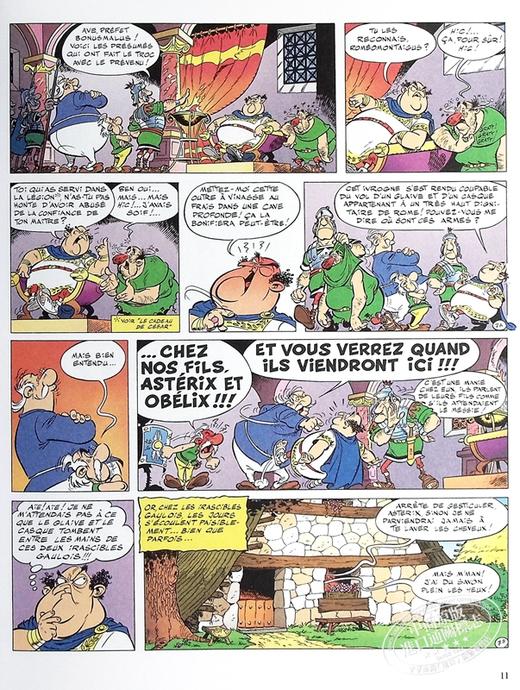 【中商原版】高卢英雄历险记 1-40本 法文原版 Asterix 勒内 戈西尼 Rene Goscinny 法国国宝级漫画 欧漫经典 商品图7