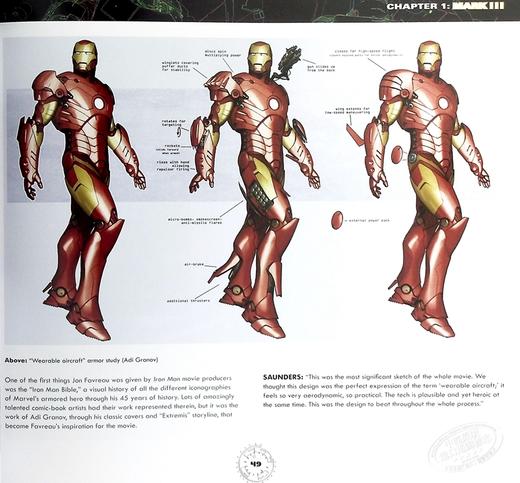 预售 【中商原版】钢铁侠设定集 重制版 漫威钢铁侠 书 Marvel Studios The Infinity Saga Iron Man The Art of the Movie 英文原版 商品图6