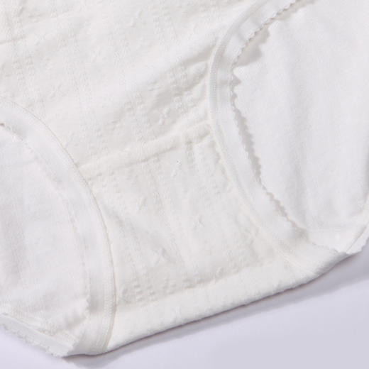 都市丽人基础系列舒肤棉内裤女棉提花纯棉女士内裤低腰三角内裤LK43B7 商品图7