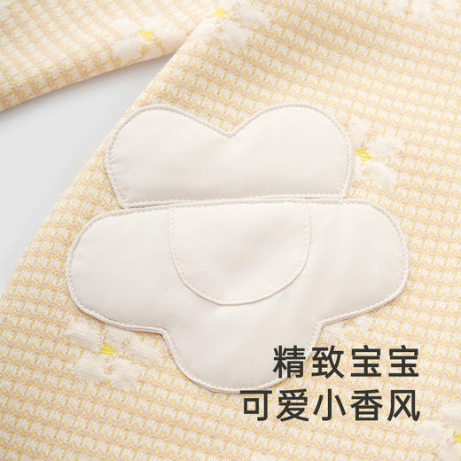 【商场同款】英氏婴儿连体衣女宝宝春季透气婴幼儿衣服新款 商品图1