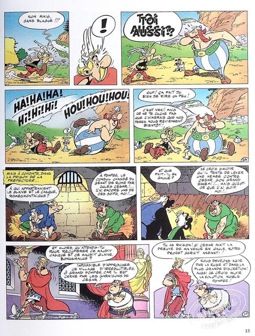 【中商原版】高卢英雄历险记 1-40本 法文原版 Asterix 勒内 戈西尼 Rene Goscinny 法国国宝级漫画 欧漫经典 商品图6