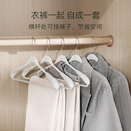 家用挂衣新液态硅胶宽肩衣架防滑防肩角亲肤不鼓包橡胶漆衣架 商品图3