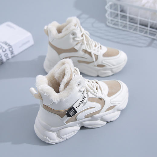 【加绒建议拍大一码】加绒老爹鞋  ins摩登风 时尚拼色 复古百搭 增高女鞋 版型偏小 商品图5