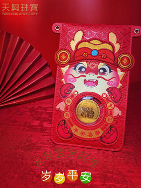 2024龙年贺岁红包金币 手机袋