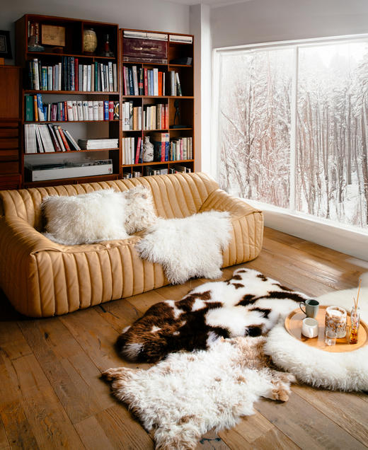 伽罗 JALO 带毛羊皮垫系列 商品图1