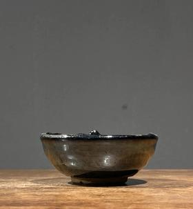 霁藍琉璃釉钵形碗，顺丰包邮