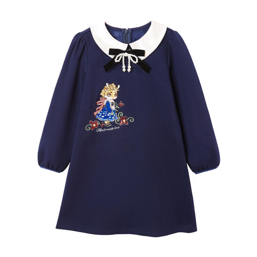 DEESHA/笛莎笛莎童装2023新款韩版时尚女童连衣裙 商品图4