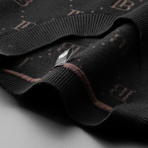 【圈】【绢丝绒】【新款DDS】大依优型大码男装针织衫毛衫毛衣休闲加肥加大男士胖子大码内搭上衣打底衫 商品图2