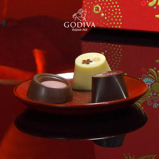 【龙年限定】歌帝梵巧运非梵巧克力礼盒18颗装170g/045408 清新水果坚果仁焦糖与浓醇巧克力相融 商品图2