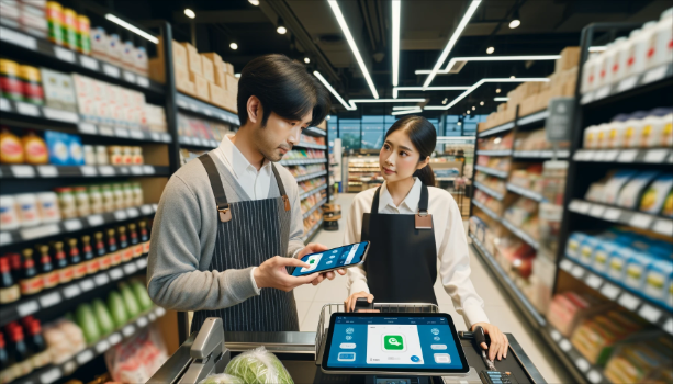 超市怎么开通企业微信收款