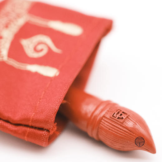 万物三千｜官帽朱砂智慧笔挂件 商品图2