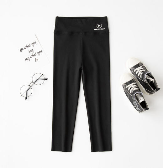 【高腰裸感儿童芭比裤 一条过冬】女童鲨鱼裤秋冬加绒外穿裤儿童打底裤芭比裤正版女孩大童打底裤子 商品图5