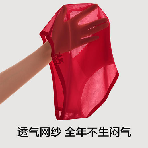 【新年限定】有棵树新年红色蝴蝶结网纱礼盒内衣礼盒套装-S0010 商品图4