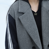 106WS袖子拼接R字母印花长款外套31016（灰） 冬季 306024032105 商品缩略图4