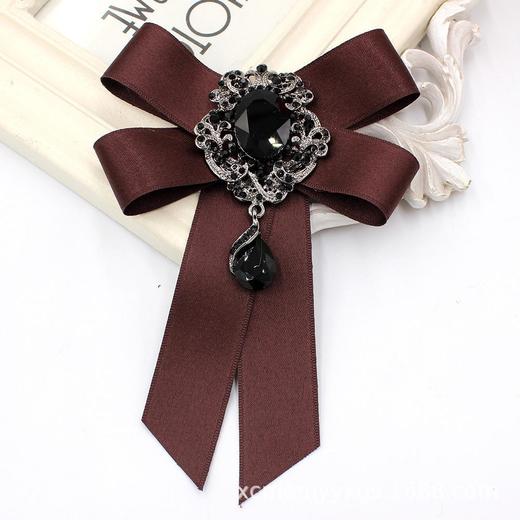 欧美黑宝石配饰领结现货 合肥厂家供货跨境电商手工领结TS80 商品图3