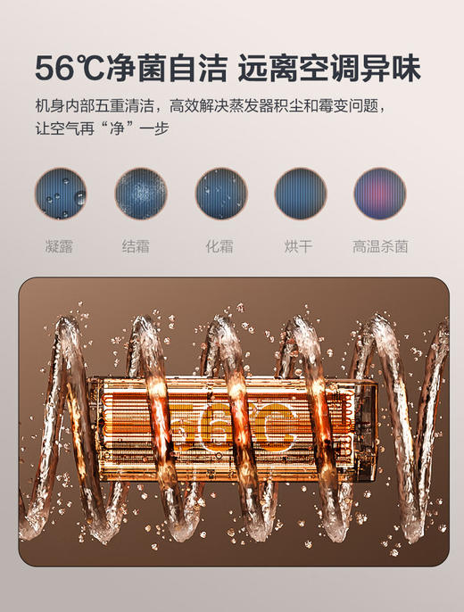 格力（GREE）1.5匹 云佳 新一级能效 变频冷暖 自清洁 壁挂式空调挂机KFR-35GW/NhGc1B 商品图2