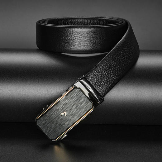 柒牌男装配饰商务休闲皮带2024新款时尚牛皮革腰带绅士百搭裤腰带	126P70040 商品图1