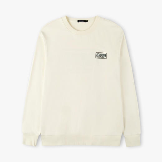 gxgjeans男装春秋男女同款圆领个性印花情侣休闲卫衣 商品图4