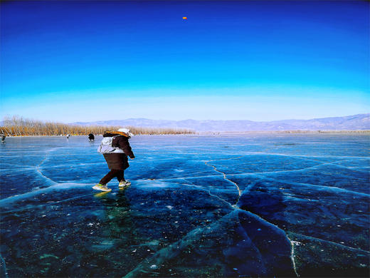 【妫水河踏冰1日】｜千里冰封の行走在京郊贝加尔湖-休闲8公里徒步【中午出发看日落】 商品图7