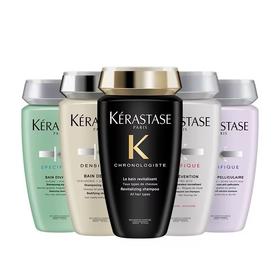 Kerastase卡诗 洗发水-250ML（黑钻钥源/强韧修护/炫亮护色滋润型/滋养润护/白金赋活/自在净屑/焕盈塑芯态能）
