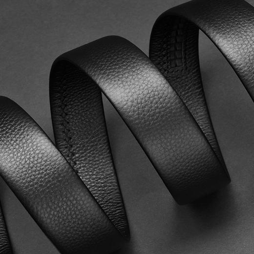 柒牌男装配饰自动扣牛皮腰带春季新款商务休闲正装中青年百搭皮带	126P70010 商品图3