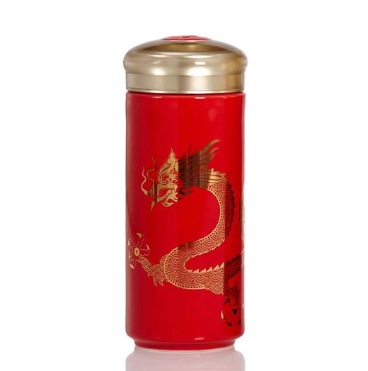 【家居】乾唐轩 鸿运金龙随身杯330ML 商品图1