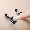 ZHR撞色拼接厚底板鞋女2023新款学院经典黑白运动休闲鞋韩版百搭 商品缩略图6