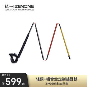 【ZENONE/Z1902】杖一碳金轻量化越野杖