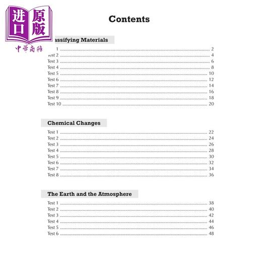 预售 【中商原版】英国原版CGP教辅 新KS3化学10分钟测试 New KS3 Chemistry 10-Minute Tests (with answers) 中学教辅 英文 商品图1