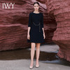 IWY/时尚气质黑色设计感职业连衣裙女酒店经理商务正装售楼部工作服Q13304 商品缩略图1