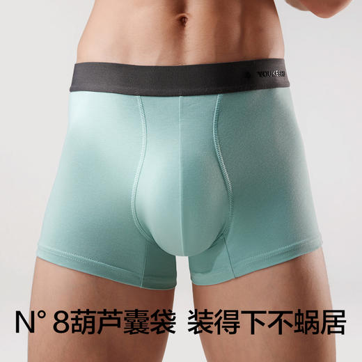 有棵树50支纯棉男士内裤3条装-585B 商品图3