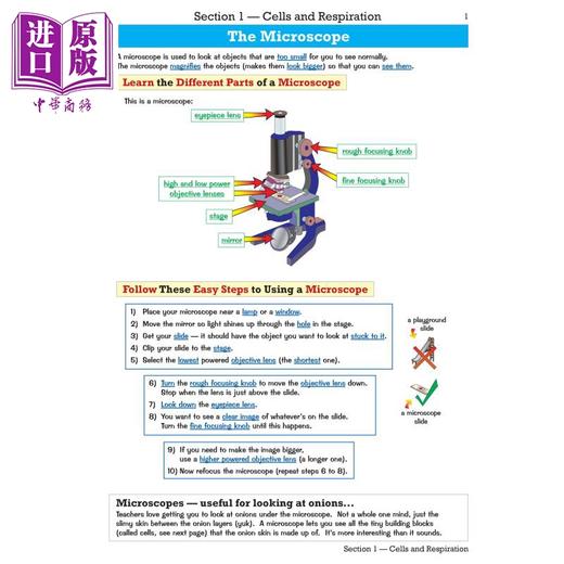 预售 【中商原版】英国原版CGP教辅 KS3科学学习指南-基础KS3 Science Study Guide - Foundation 中学教辅 英文 学习参考书 商品图3