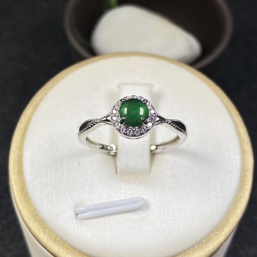 翡翠戒指-蛋面满色 商品图0