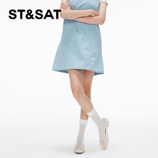 星期六温柔风蝴蝶结平底鞋SS4111112A 商品图3