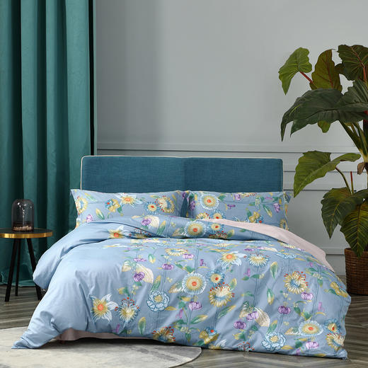 长绒棉抗菌四件套1.5m床 DH暮日轻语-S04(抗菌) 商品图0