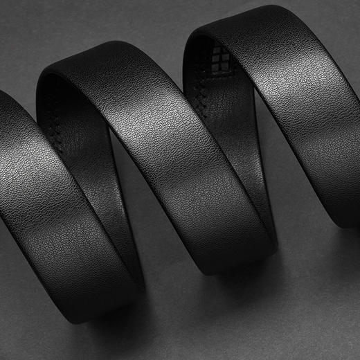 柒牌男士皮带自动扣男2024春季新款商务休闲中青年黑色西装裤腰带	126P70060 商品图3